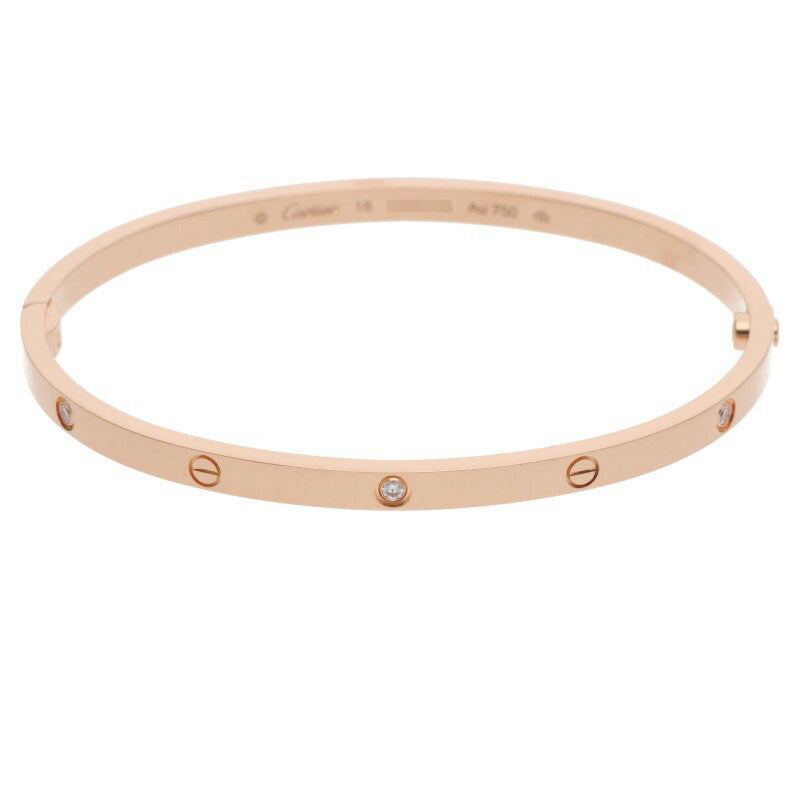 Cartier LOVE BRACELET SM K18PG 6P Diamond Size ONE SIZE