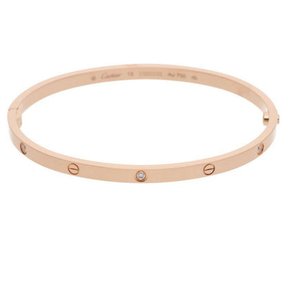 Cartier LOVE BRACELET SM K18PG 6P Diamond Size ONE SIZE