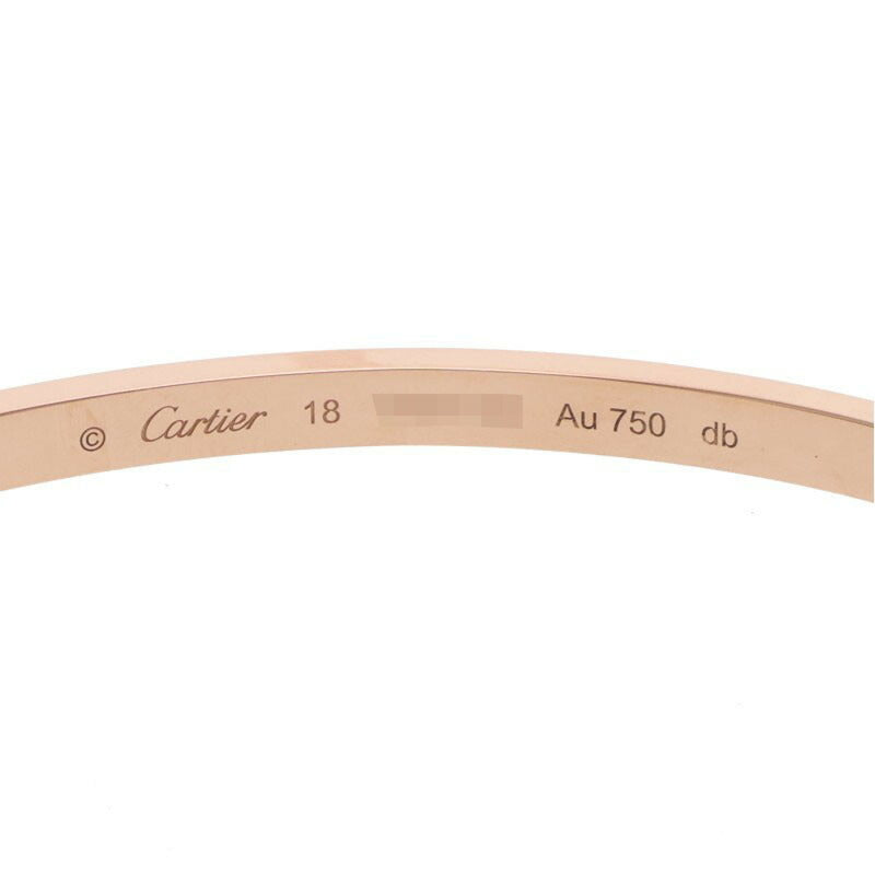 Cartier LOVE BRACELET SM K18PG 6P Diamond Size ONE SIZE
