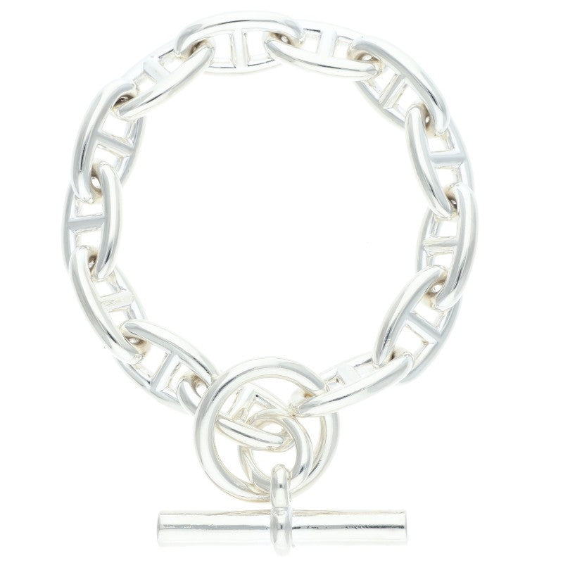 HERMES Chaine d'Ancre GM Silver Bracelet Size ONE SIZE