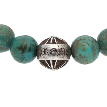 Chrome Hearts 10mm Turquoise Bead Bracelet Size ONE SIZE