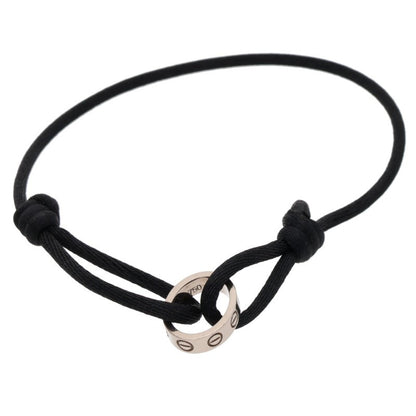 Cartier LOVE CHARITY 18K White Gold Bracelet Size ONE SIZE