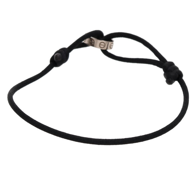 Cartier LOVE CHARITY 18K White Gold Bracelet Size ONE SIZE
