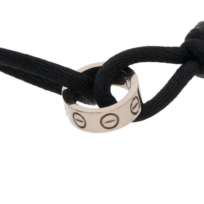 Cartier LOVE CHARITY 18K White Gold Bracelet Size ONE SIZE