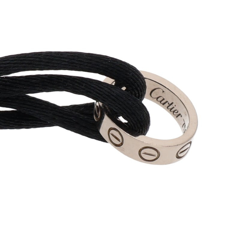 Cartier LOVE CHARITY 18K White Gold Bracelet Size ONE SIZE