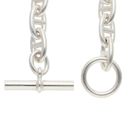 HERMES Chaine d'Ancre GM Silver Bracelet Size ONE SIZE