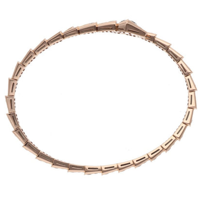 BVLGARI Serpenti Viper Pave Diamond 18K Rose Size ONE SIZE