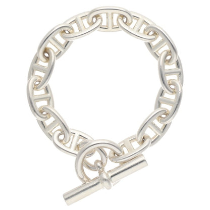 HERMES Chaine d'Ancre TGM Silver Bracelet 925 Size ONE SIZE