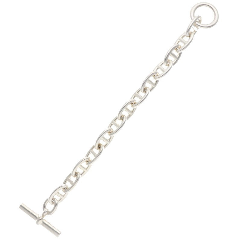 HERMES Chaine d'Ancre TGM Silver Bracelet 925 Size ONE SIZE
