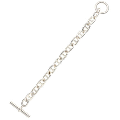 HERMES Chaine d'Ancre TGM Silver Bracelet 925 Size ONE SIZE