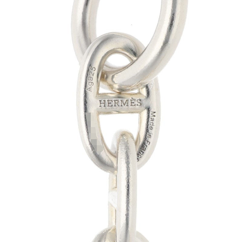 HERMES Chaine d'Ancre TGM Silver Bracelet 925 Size ONE SIZE
