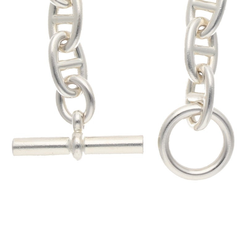 HERMES Chaine d'Ancre TGM Silver Bracelet 925 Size ONE SIZE