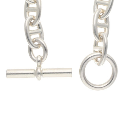 HERMES Chaine d'Ancre TGM Silver Bracelet 925 Size ONE SIZE
