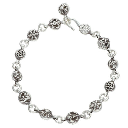Chrome Hearts #1 Multi Ball Silver Bracelet