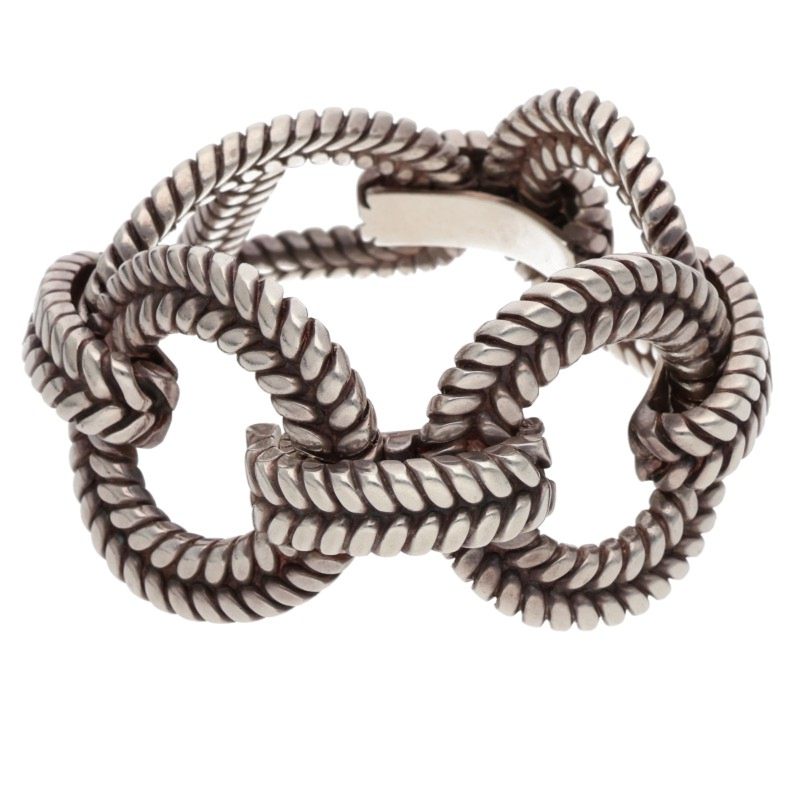 HERMES Vendome Silver Bracelet Size ONE SIZE