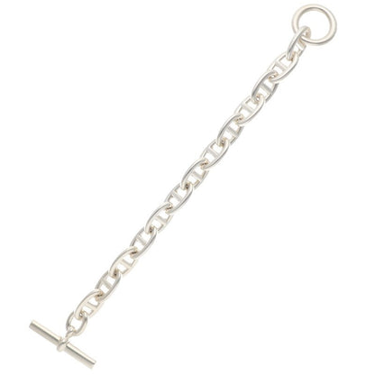HERMES Chaine d'Ancre TGM Silver Bracelet Size ONE SIZE