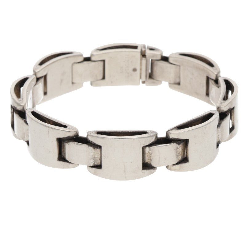 HERMES Luna Park Silver Bracelet Size ONE SIZE