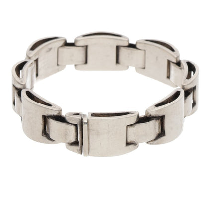 HERMES Luna Park Silver Bracelet Size ONE SIZE