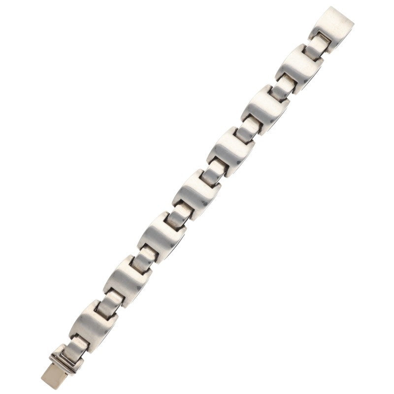 HERMES Luna Park Silver Bracelet Size ONE SIZE