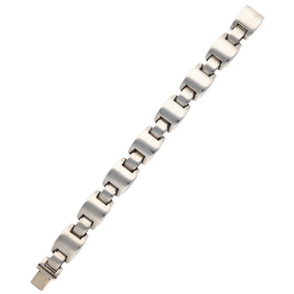 HERMES Luna Park Silver Bracelet Size ONE SIZE