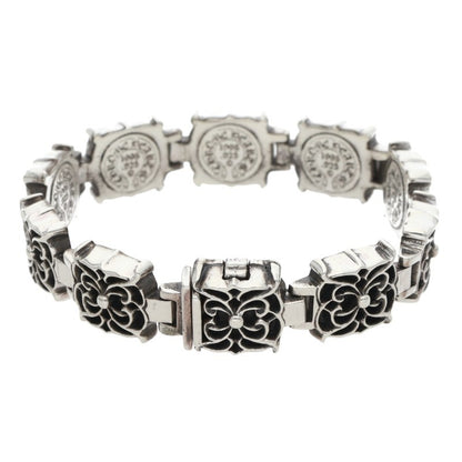 Chrome Hearts Tiny Spider Link Silver Bracelet Size ONE SIZE