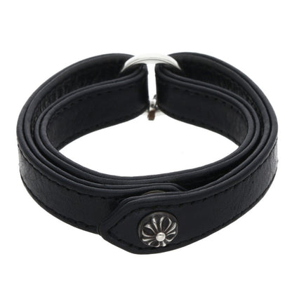 Chrome Hearts DBL WRAP NTFL Leather Bracelet Size ONE SIZE