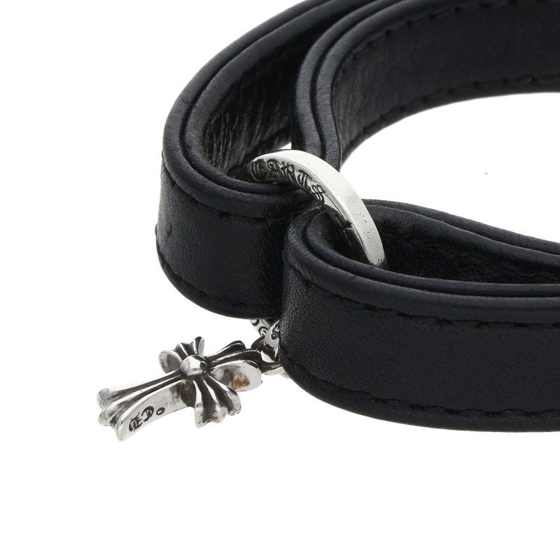 Chrome Hearts DBL WRAP NTFL Leather Bracelet Size ONE SIZE