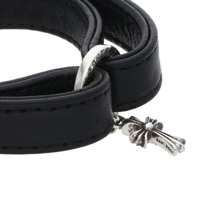 Chrome Hearts DBL WRAP NTFL Leather Bracelet Size ONE SIZE