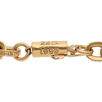 Chrome Hearts 22K Paper Chain Gold Bracelet