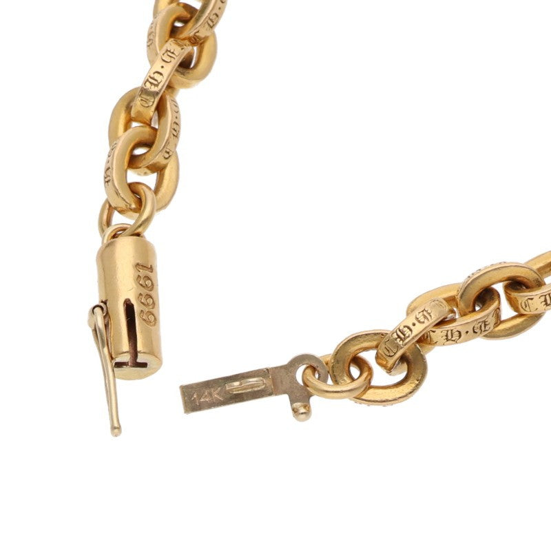 Chrome Hearts 22K Paper Chain Gold Bracelet