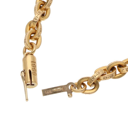 Chrome Hearts 22K Paper Chain Gold Bracelet