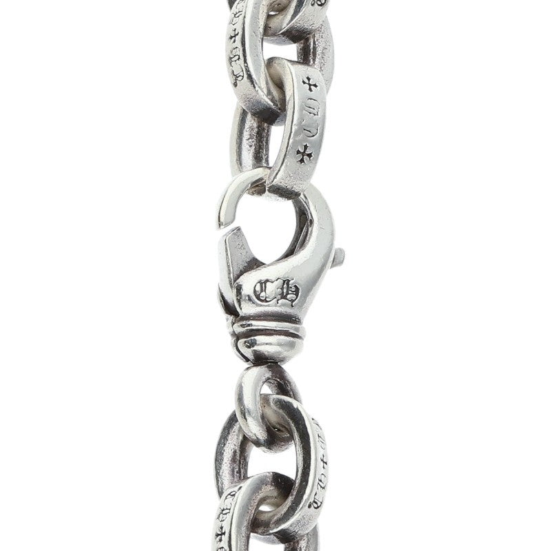 Chrome Hearts Large Paper Chain Silver Bracelet Size 8INCH