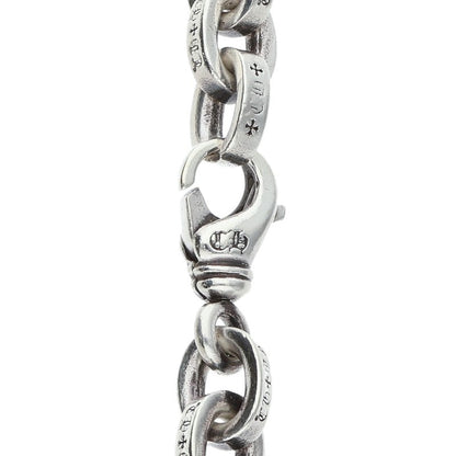 Chrome Hearts Large Paper Chain Silver Bracelet Size 8INCH