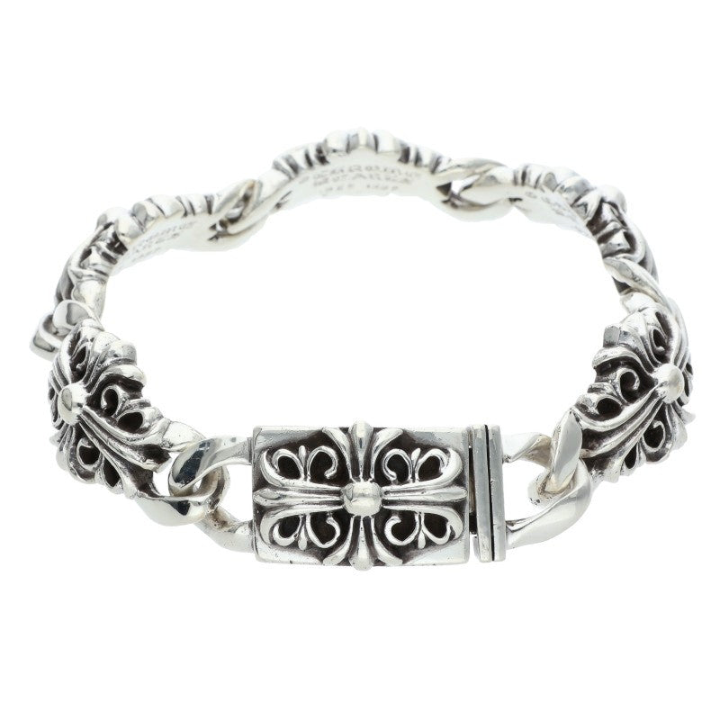 Chrome Hearts Keeper Link Silver Bracelet