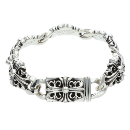 Chrome Hearts Keeper Link Silver Bracelet