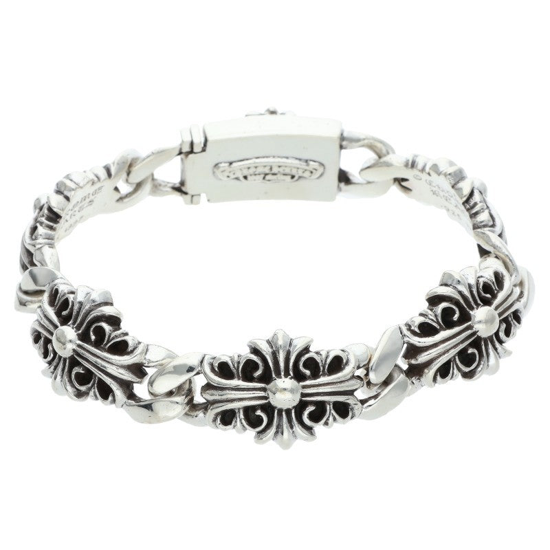 Chrome Hearts Keeper Link Silver Bracelet
