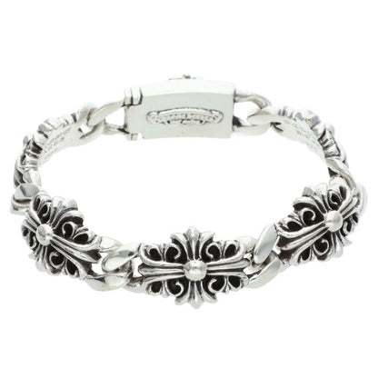 Chrome Hearts Keeper Link Silver Bracelet