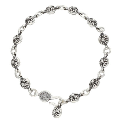 Chrome Hearts #1 Cross Ball Silver Bracelet Size ONE SIZE