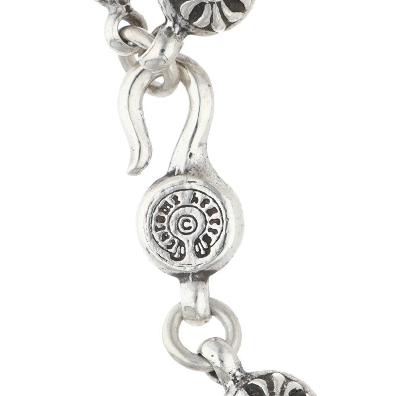 Chrome Hearts #1 Cross Ball Silver Bracelet Size ONE SIZE