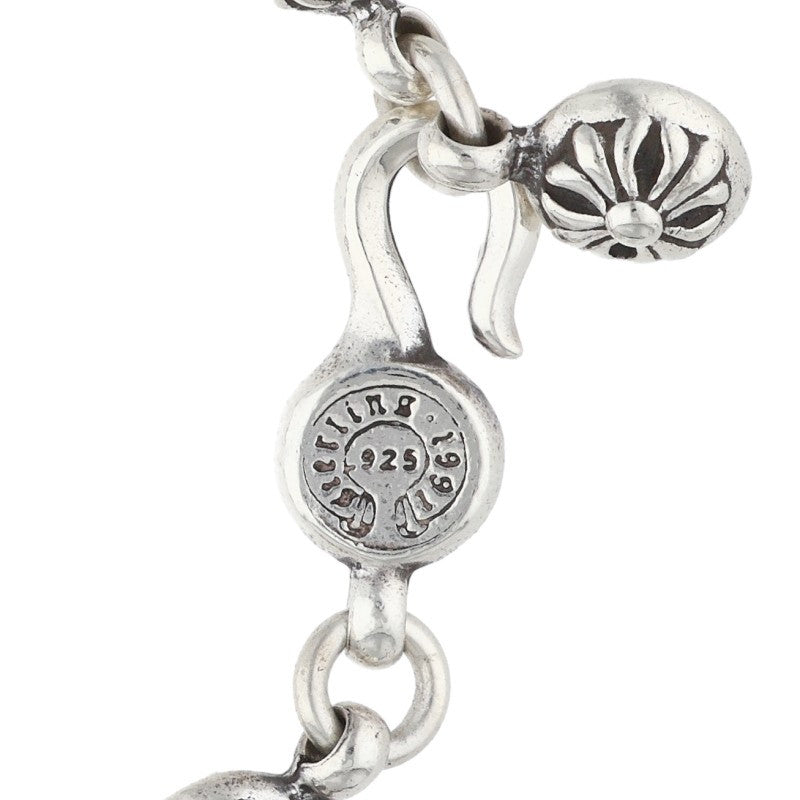 Chrome Hearts #1 Cross Ball Silver Bracelet Size ONE SIZE