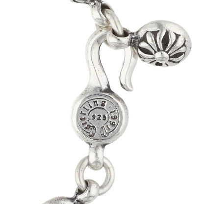 Chrome Hearts #1 Cross Ball Silver Bracelet Size ONE SIZE