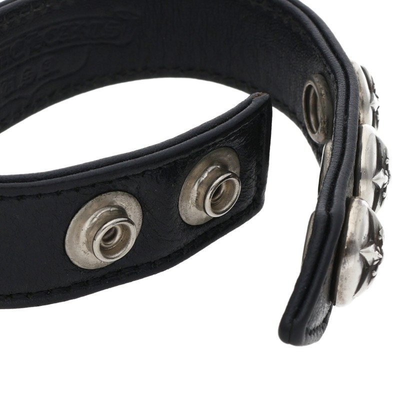 Chrome Hearts Star 3 Button 2 Snap Leather Size ONE SIZE