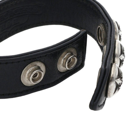 Chrome Hearts Star 3 Button 2 Snap Leather Size ONE SIZE
