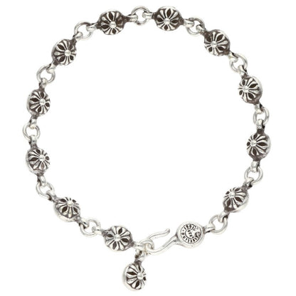 Chrome Hearts #1 Cross Ball Silver Bracelet Size ONE SIZE