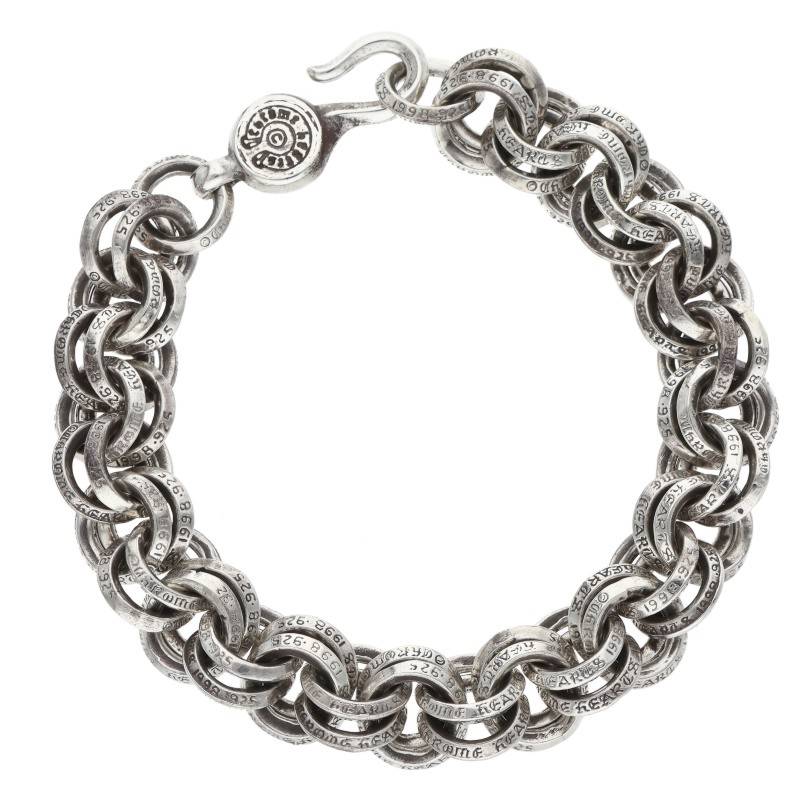 Chrome Hearts Double B Ring Silver Bracelet Size ONE SIZE