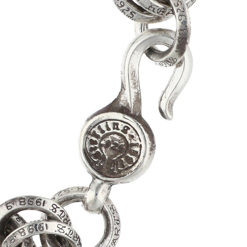 Chrome Hearts Double B Ring Silver Bracelet Size ONE SIZE