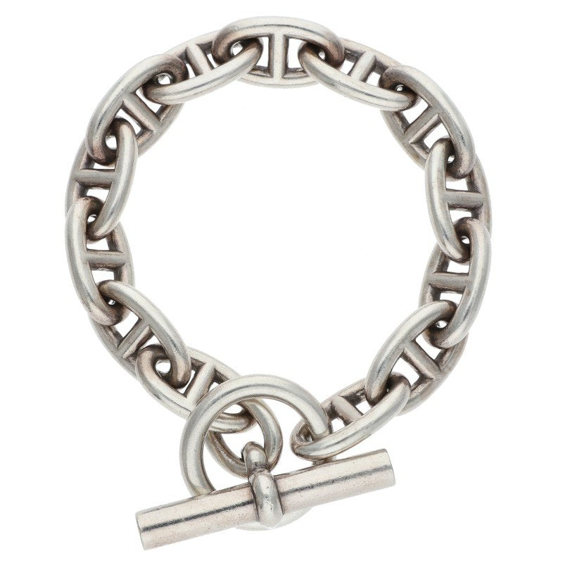 HERMES Chaine d'Ancre GM Silver Bracelet Size ONE SIZE
