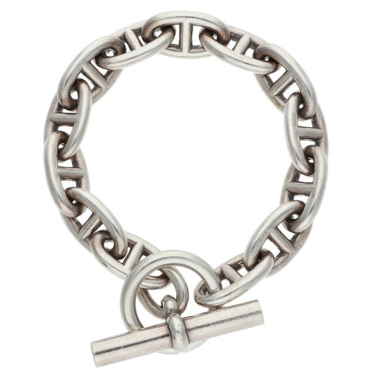 HERMES Chaine d'Ancre GM Silver Bracelet Size ONE SIZE