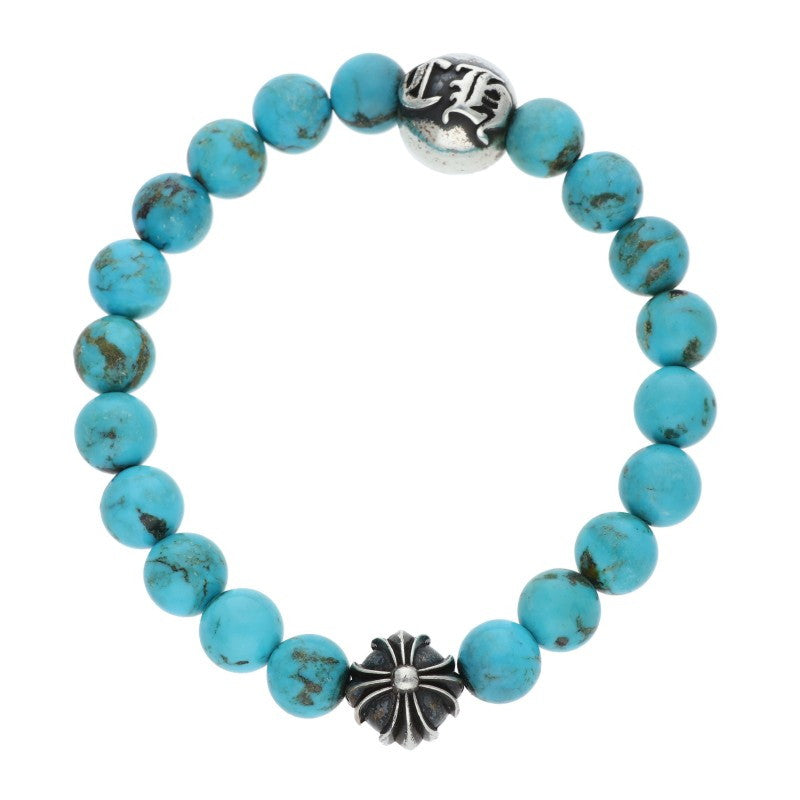 Chrome Hearts 8mm Turquoise Bead Bracelet Size ONE SIZE