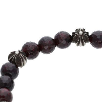 Chrome Hearts 8mm Garnet Beaded Bracelet Size ONE SIZE